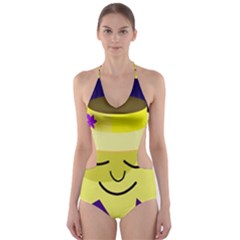 Mr  Sun Cut-out One Piece Swimsuit