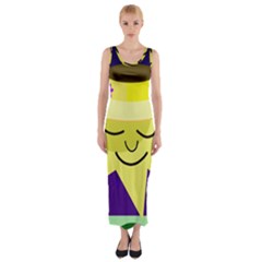 Mr  Sun Fitted Maxi Dress