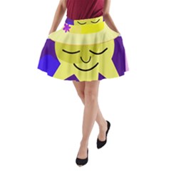 Mr  Sun A-line Pocket Skirt