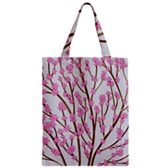 Cherry Tree Zipper Classic Tote Bag by Valentinaart