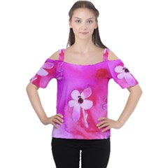 Floralpi Women s Cutout Shoulder Tee