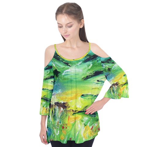 Abstract Landscape Flutter Tees by artistpixi