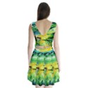 Abstract Landscape Split Back Mini Dress  View2