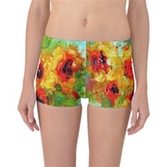  Sunflowers  Reversible Boyleg Bikini Bottoms by artistpixi