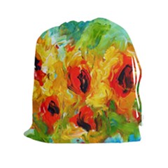  Sunflowers  Drawstring Pouches (xxl)