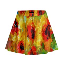  Sunflowers  Mini Flare Skirt