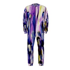 Purple Abstract Print  Onepiece Jumpsuit (kids)