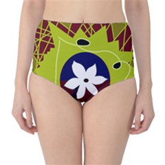 Big Bang High-waist Bikini Bottoms by Valentinaart