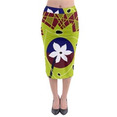 Big Bang Midi Pencil Skirt