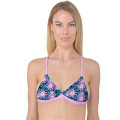 Whimsical Garden Reversible Tri Bikini Top by DanaeStudio