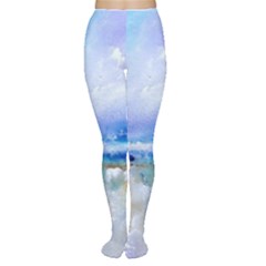 Abstract Purple Art Prints Women s Tights