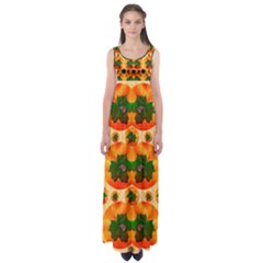 Want To Put Them Back On The Tree Empire Waist Maxi Dress