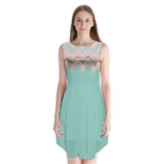 Tribal3 Sleeveless Chiffon Dress  