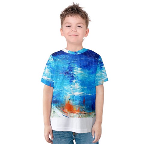 Wild Sea Themes Art Prints Kid s Cotton Tee by artistpixi