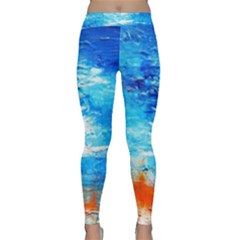 Wild Sea Themes Art Prints Yoga Leggings  by artistpixi