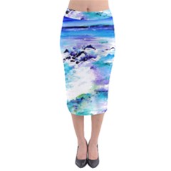 Seascap124 Midi Pencil Skirt