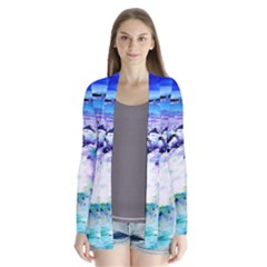 Seascap124 Drape Collar Cardigan