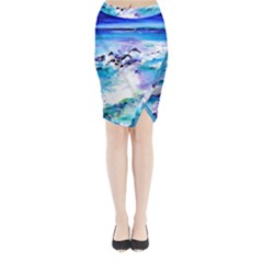 Seascap124 Midi Wrap Pencil Skirt