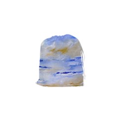 Sea Sky Print  Drawstring Pouches (xs) 