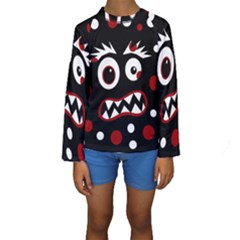 Madness  Kid s Long Sleeve Swimwear