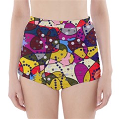 New Year High-waisted Bikini Bottoms