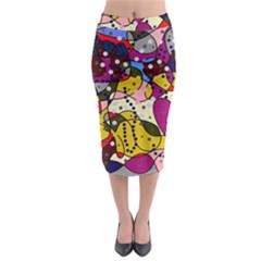 New Year Midi Pencil Skirt