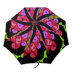 Elegant Abstract Decor Folding Umbrellas by Valentinaart