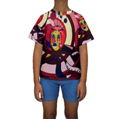 Octopus Kid s Short Sleeve Swimwear