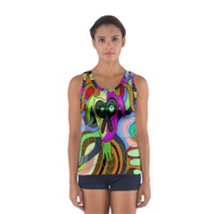 Colorful Goat Women s Sport Tank Top 