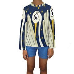 Crane 2 Kid s Long Sleeve Swimwear