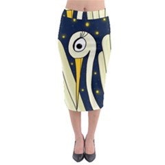 Crane 2 Midi Pencil Skirt