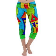 Two Houses  Capri Yoga Leggings