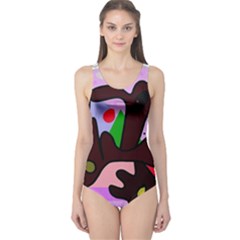 Decorative Abstraction One Piece Swimsuit by Valentinaart