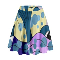 Whale High Waist Skirt