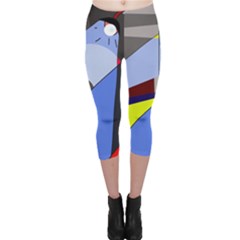 Street Light Capri Leggings  by Valentinaart