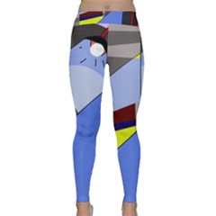 Street Light Yoga Leggings  by Valentinaart