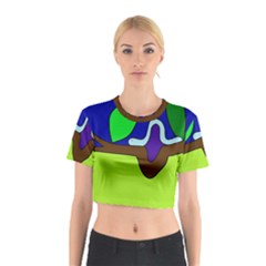 Caterpillar  Cotton Crop Top