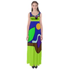 Caterpillar  Empire Waist Maxi Dress