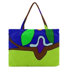 Caterpillar  Medium Zipper Tote Bag by Valentinaart