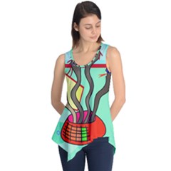 Dancing  Snakes Sleeveless Tunic by Valentinaart