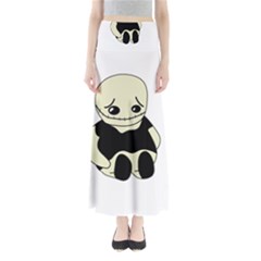 Halloween Sad Monster Maxi Skirts