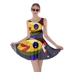 Fish Skater Dress by Valentinaart