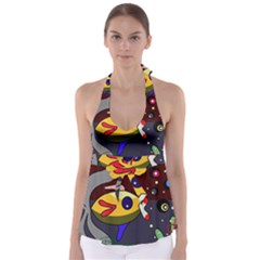 Fish Babydoll Tankini Top