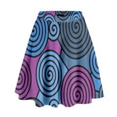 Blue Hypnoses High Waist Skirt