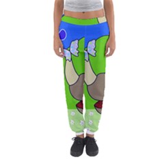 Butterfly And Rhino Women s Jogger Sweatpants by Valentinaart