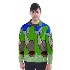 Butterfly And Rhino Wind Breaker (men)