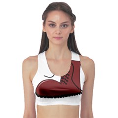 Boot Sports Bra by Valentinaart