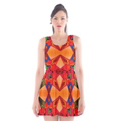 Ghbnh Scoop Neck Skater Dress