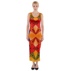 Ghbnh Fitted Maxi Dress