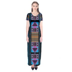 House One House Short Sleeve Maxi Dress